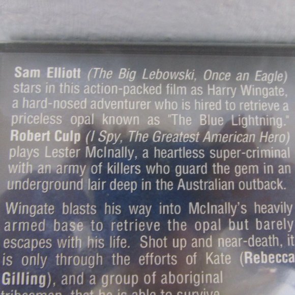 NIB The Blue Lightning - Sam Elliot, Robert Culp Rebecca Gilling - Picture 5 of 10